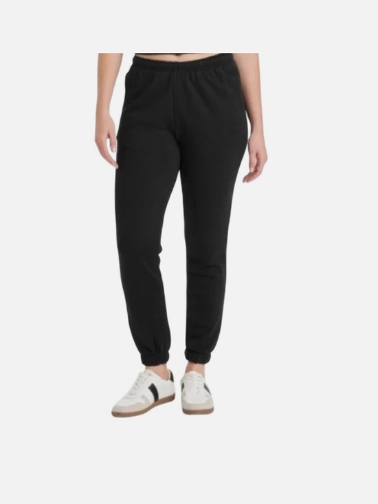 Universal Thread Pants - Universal thread Black Elastic-Waist Jogger Pants drawstring casual lounge M